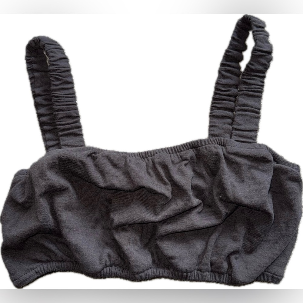 NWT Madewell Charcoal Bandeau Top